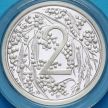 Монета Австралия 2 цента 2009 год. Образец 1966 года. 
