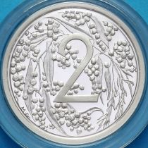 Австралия 2 цента 2009 год. Образец 1966 года. Пруф