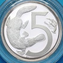 Австралия 5 центов 2009 год. Образец 1966 года. Пруф