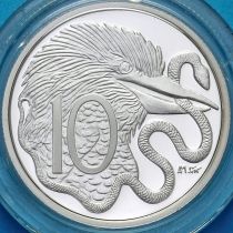 Австралия 10 центов 2009 год. Образец 1966 года. Пруф