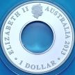 Монета Австралия 1 доллар 2013 год. 200 лет Дырявому доллару. Пруф