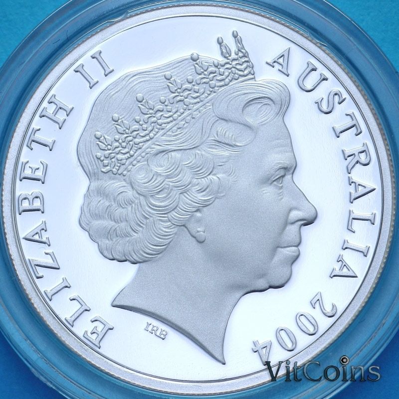 Монета Австралия 10 центов 2004 год. Пруф