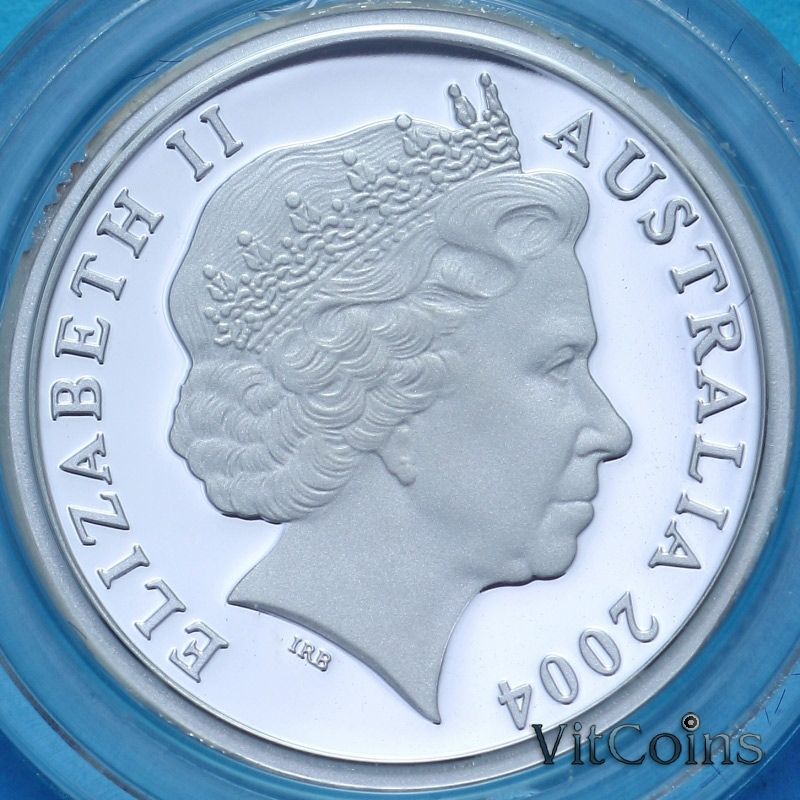 Монета Австралия 2 доллара 2004 год. Proof