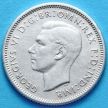 Монета Австралии 1 шиллинг 1939 г. Серебро