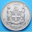 Монета Фиджи 1 доллар 1969 г. Герб