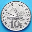 Монета Новая Каледония 10 франков 2009 год.