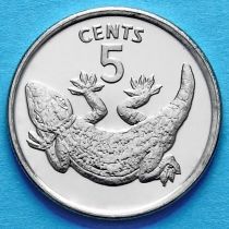 Кирибати 5 центов 1979 год. Магнитная.
