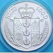Серебряная монета Ниуэ 50 долларов 1990 год. ЧМ по футболу в Италии