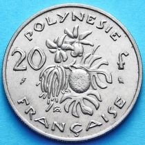 Французская Полинезия 20 франков 1967 год.