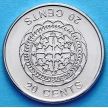 Монета Соломоновых островов 20 центов 2012 год. Кулон Малаита