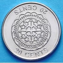 Соломоновы острова 20 центов 2012 год. Кулон Малаита