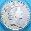 Монета Соломоновы острова 10 долларов 1991 год. Олимпиада в Барселоне. Серебро