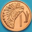 Монета Острова Кука 1 цент 1974 год. Лист Таро.