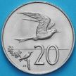 Монета Острова Кука 20 центов 1974 год. Австралийская крачка.