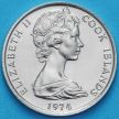 Монета Острова Кука 5 центов 1974 год. Гибискус.