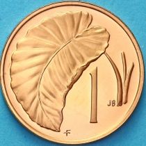 Острова Кука 1 цент 1975 год. Пруф