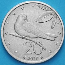 Острова Кука 20 центов 2010 год. Голубь