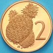 Монета Острова Кука  2 цента 1975 год. Пруф