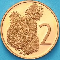 Острова Кука 2 цента 1975 год. Пруф