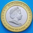 Монета Острова Кука 1 доллар 2010 год. Морской бог Тангароа