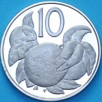 Острова Кука 10 центов 1975 год. Пруф