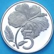 Монета Острова Кука 5 центов 1975 год. Пруф