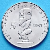 Острова Кука 5 центов 2000 год. ФАО