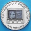 Монета 1 доллар 2006 год. Телевидение.