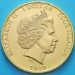 Монета Островов Кука 1 доллар 2010 год. Георг VI.