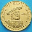 Монета Островов Кука 1 доллар 2008 год. Генрих VIII.