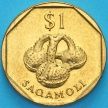 Монета Фиджи 1 доллар 2000 год. Сосуд для воды.