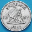 Монета Фиджи 1 шиллинг 1957 год.