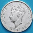 Монета Фиджи 1 шиллинг 1943 год. Серебро