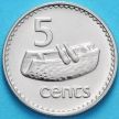 Монета Фиджи 5 центов 2006 год.