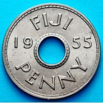 Фиджи 1 пенни 1955 год.