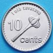 Монета Фиджи 10 центов 2012 год.