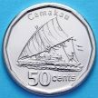 Монета Фиджи 50 центов 2012 год.