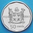 Монета Фиджи 50 центов 2013 год. Илиеса Делана.