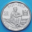 Монета Фиджи 50 центов 2017 год. Бен Райан и команда Регби.