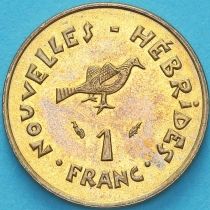 Новые Гебриды 1 франк 1978 год.