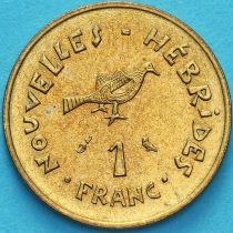 Новые Гебриды 1 франк 1970 год.