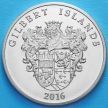 Монета Островов Гилберта 1 доллар 2016 год. Пинта.
