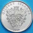 Монета Острова Гилберта 1 доллар 2019 год. Китайская джонка