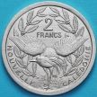 Монета Новой Каледонии 2 франка 1987 год.