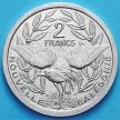 Монета Новой Каледонии 2 франка 1990 год.