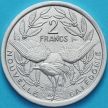 Монета Новая Каледония 2 франка 2016 год.