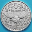 Монета Новая Каледония 5 франков 1986 год.