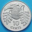 Монета Кирибати 10 центов 1979 год. Хлебное дерево.