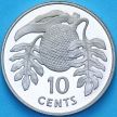 Монета Кирибати 10 центов 1979 год. Хлебное дерево. Пруф