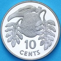 Кирибати 10 центов 1979 год. Хлебное дерево. Пруф